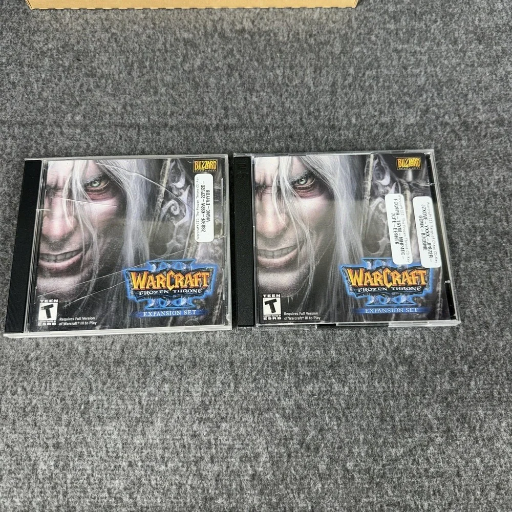 Vintage Warcraft III Battle Chest PC Mac CD-ROM Game Set Manuals Guides Blizzard